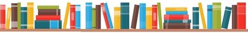 bookshelf illustration